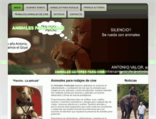 Tablet Screenshot of animalesdecine.com